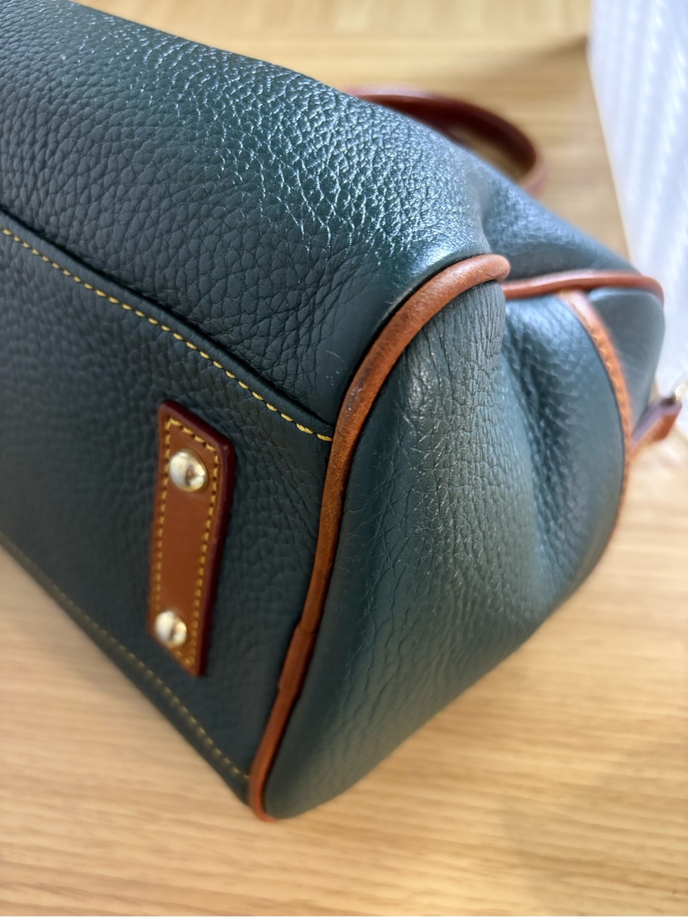 Dooney & Bourke Green Barrel Satchel - Picture 9 of 13